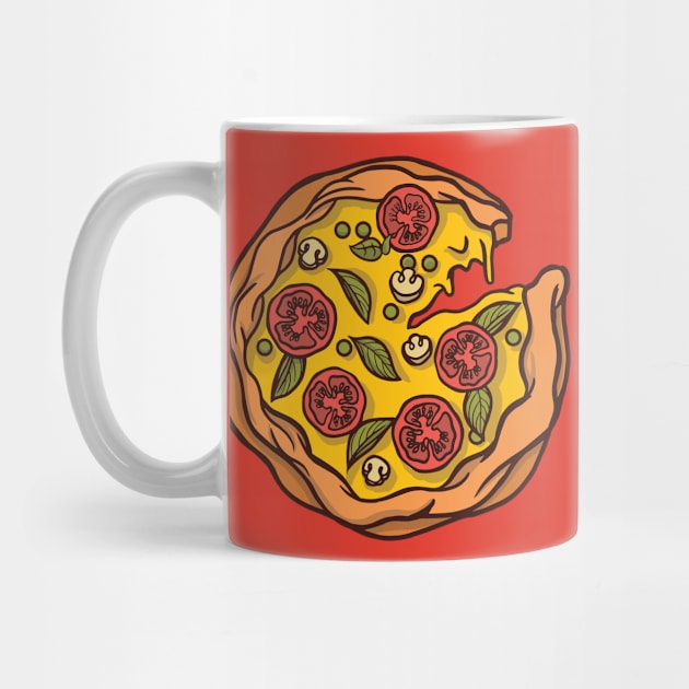 Cute Pizza Illustration by SLAG_Creative